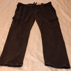 Thereabouts Boys Black Tapered Cargo Comfort Waist Pants, Size: XL/18 H/20H, NWT